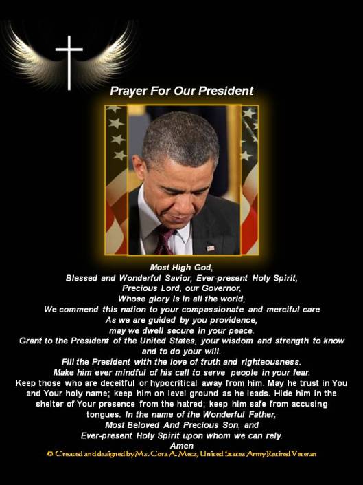 PRAYER FOR OUR PRESIDENT - Copy