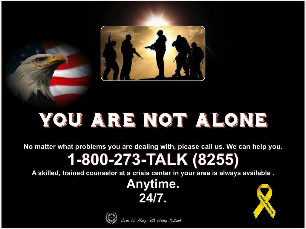 YOU ARE NOT&nbsp;ALONE