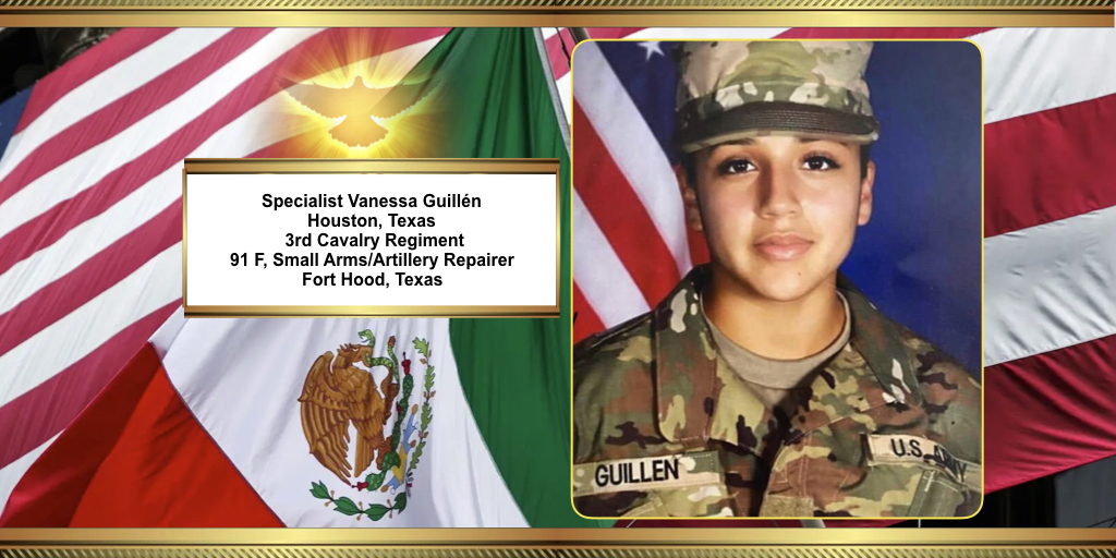 SPECIALIST VANESSA GUILLEN, MAY THIS ANGEL REST IN&nbsp;PEACE.